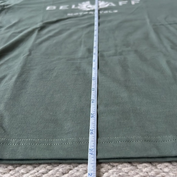 NWT BELSTAFF SIGNATURE T-SHIRT Mineral Green sz M - Picture 10 of 10